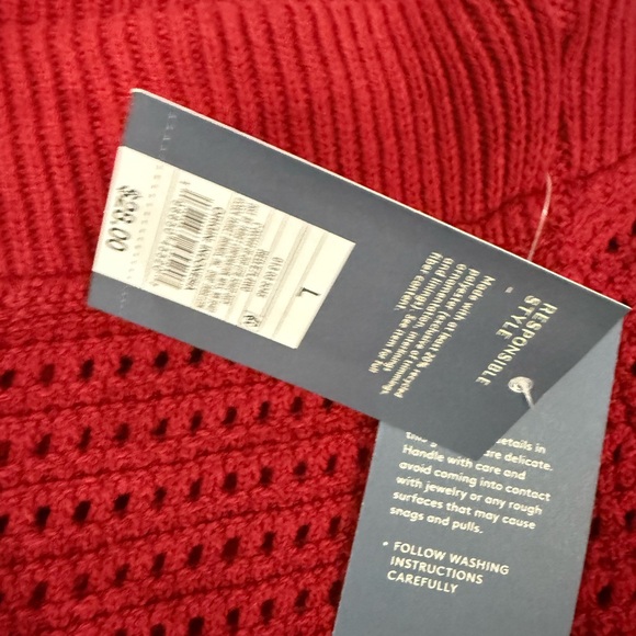 Universal Thread Red Crochet Skater Skirt - Picture 2 of 3